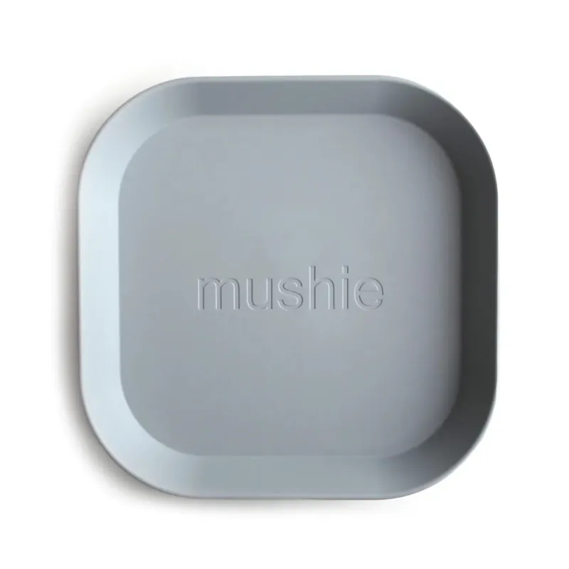 Mushie Square Cloud tallriksset för barn Rabatt