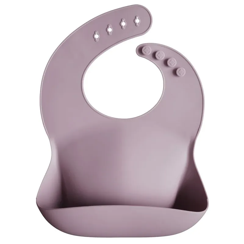 Begränsat antal Mushie silikonhaklapp Pale Mauve