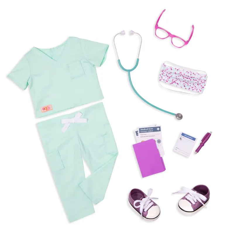 Our Generation 46 cm Sweet Surgeon dockdräkt Läkardräkt Expressleverans