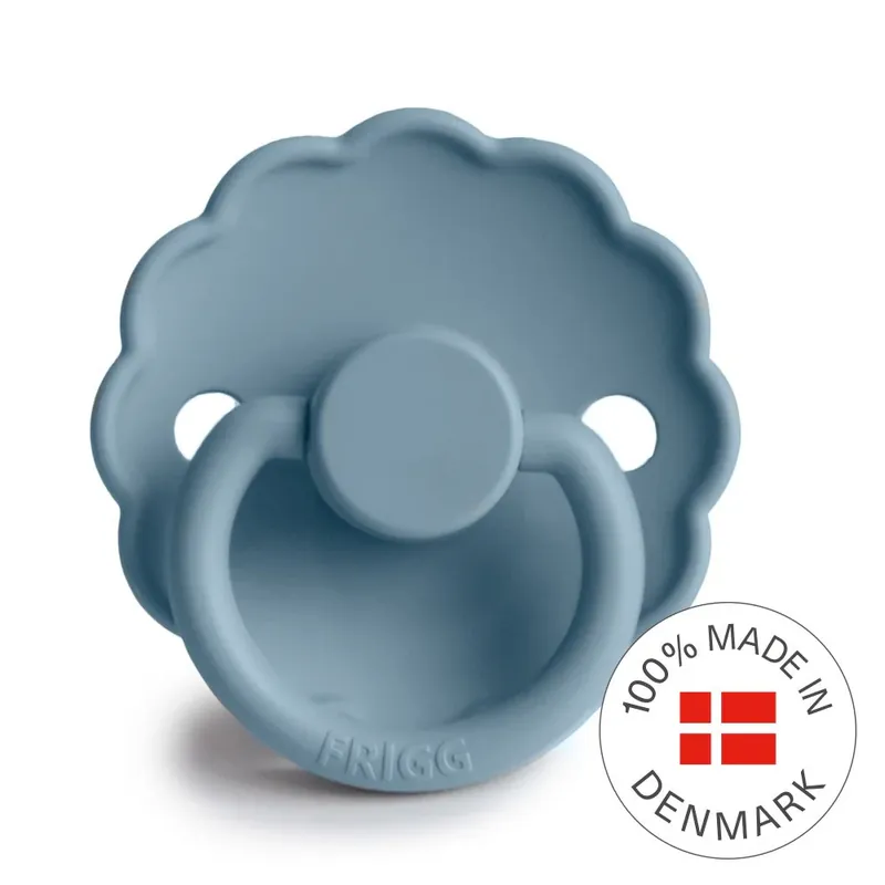 Frigg Silikon napp Daisy Glacier Blue 6m+ Köp online