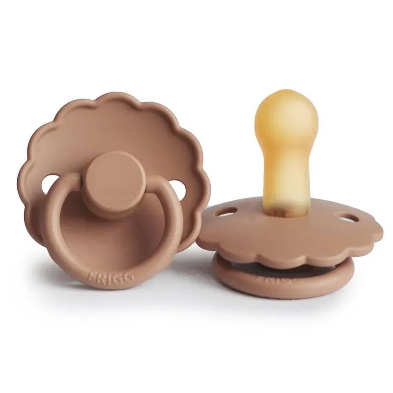 Frigg napp gummi Peach Bronze 6 m+ Snabb frakt