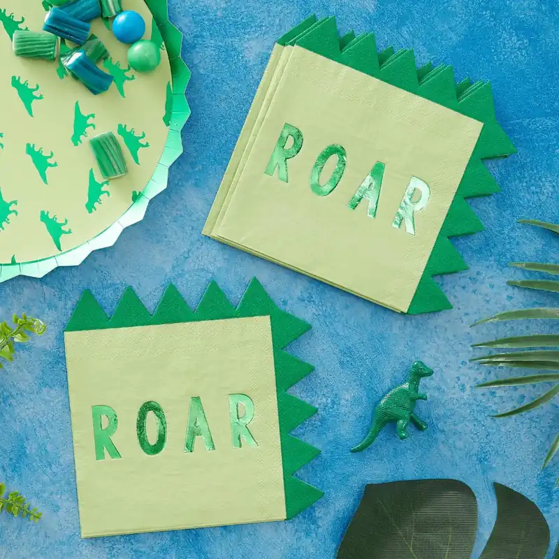 Erbjudandepris Gingerray pappersservetter Pappersservetter Dinosaurier