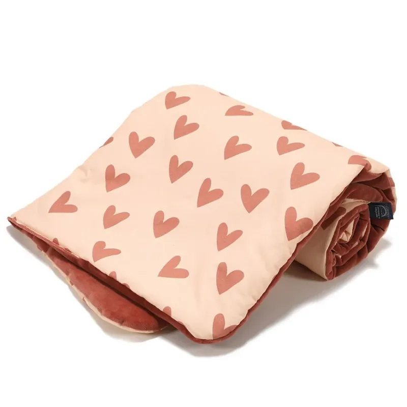 Premium La Millou Cotto L babyfilt 110x140 cm Heartbeat Pink