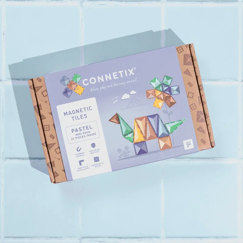 Connetix magnetiska block för barn Pastell Mini Pack 32el. prisnedsättning