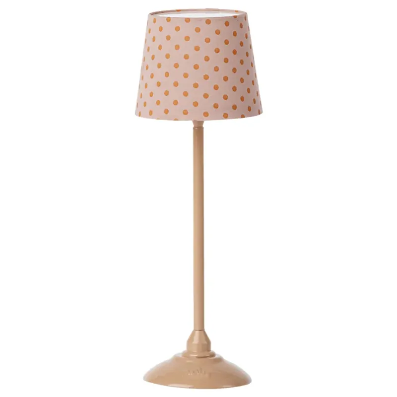 Maileg tillbehör miniatyr golvlampa Mörk pulver Trygg betalning