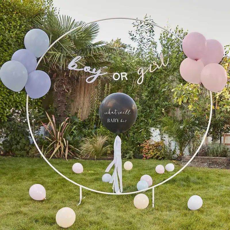 Gingerray vad kommer BABY att vara? Uppsättning ballonger för Gedner Reveal Kampanjpris
