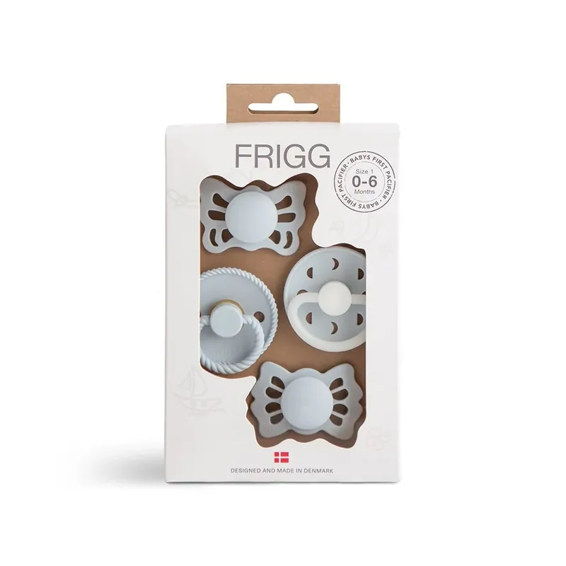 Kampanjpris Frigg Baby‘s First Moonlight Sailing 4-pack nappar Powder Blue 0+