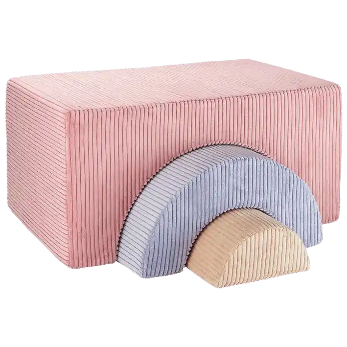 Wigiwama babysits Playset Pink Mousse Rainbow Säker betalning