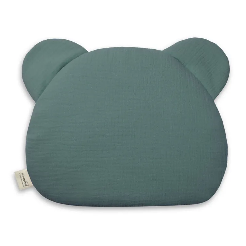 Sleepee nallebjörn muslin babykudde Ocean Green Sista chansen