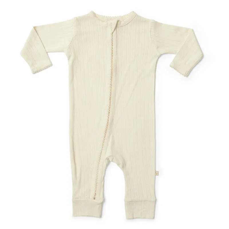 Trygg betalning That‘s Mine Allie Onesie babyoverall Antikvit