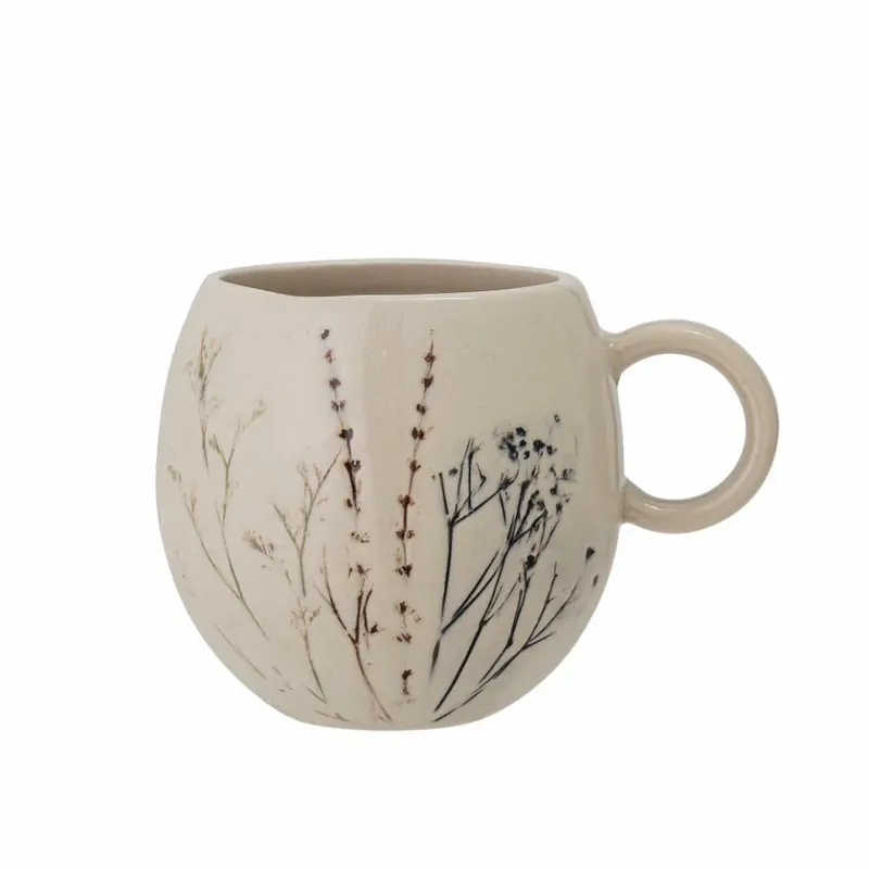 Rea Bloomingville kaffekopp Steingods tekopp Bea Nature