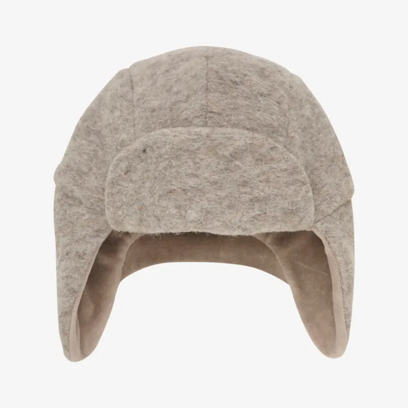 Extra rabatt Huttelihut Baby mössa Camel Melange