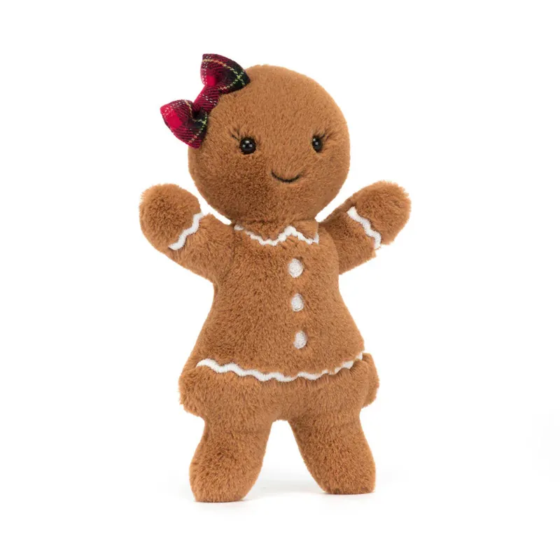 Lågt pris Jellycat plyschfigur pepparkaka Happy pepparkaksflicka 18 cm
