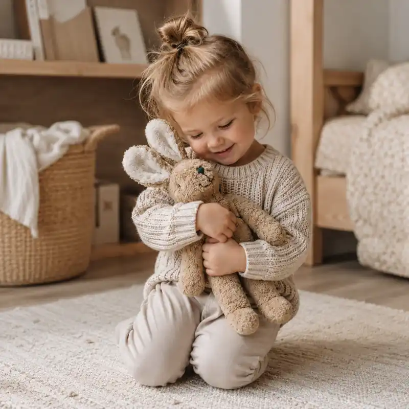 Kundfavorit Senger Naturwelt Baby gosedjur Floppy Rabbit liten beige