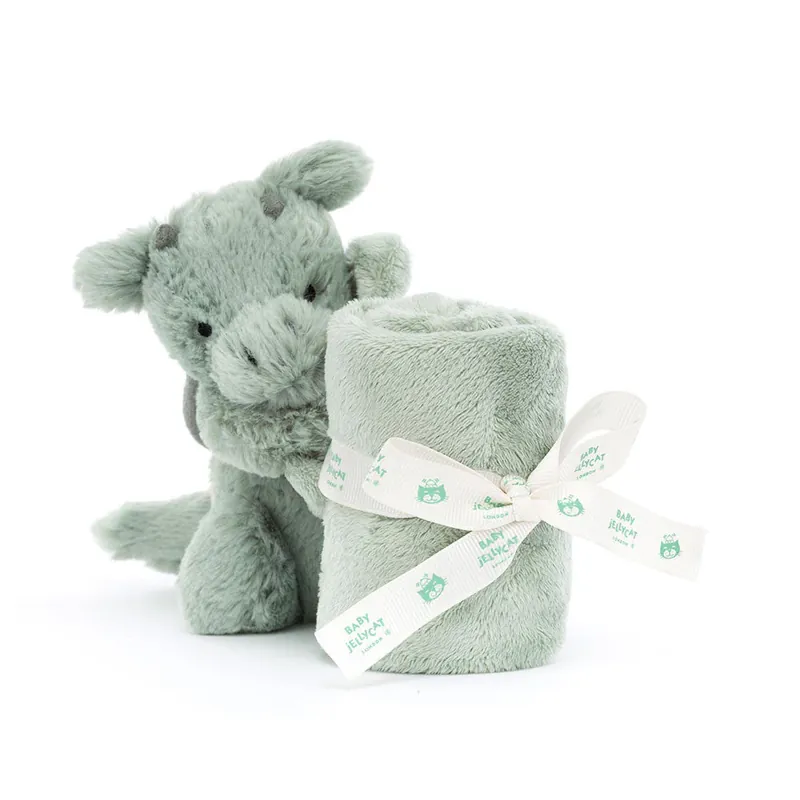 Jellycat Dragon 34 cm tygkram Mint Grey Lågt pris