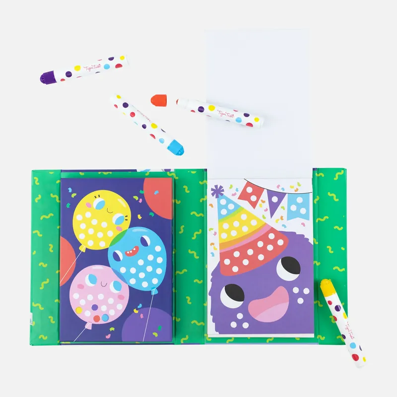 Säker betalning Tiger Tribe Dots Markers Party Set