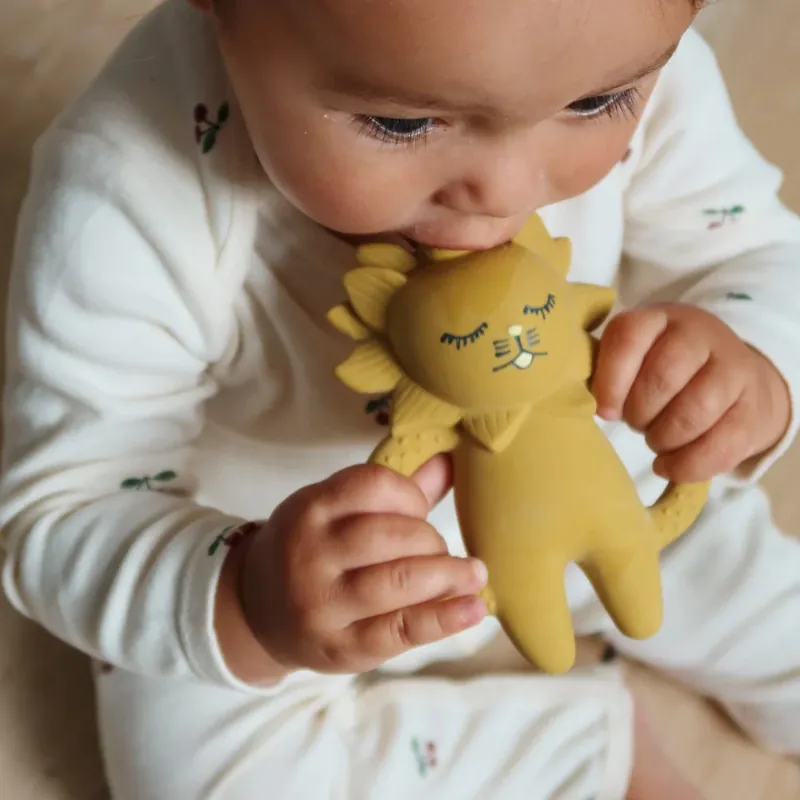 Kampanj Konges slojd Baby bitring Lion Mustard
