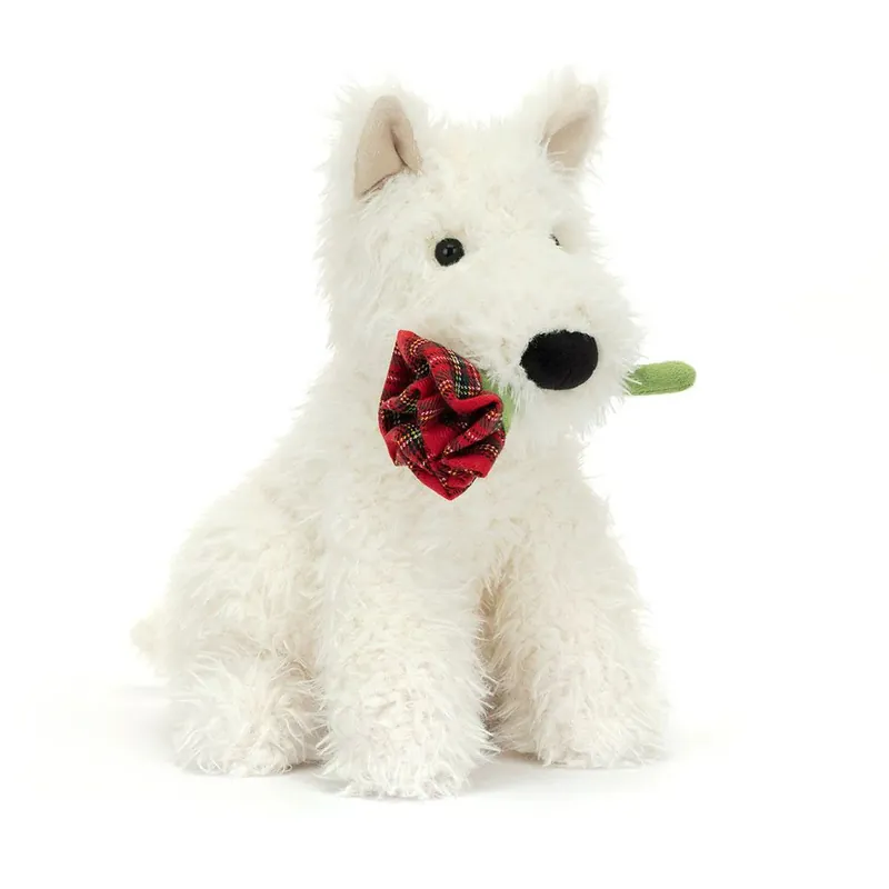 Jellycat Munro Terrier hundmaskot Love You 25 cm Begränsad tid