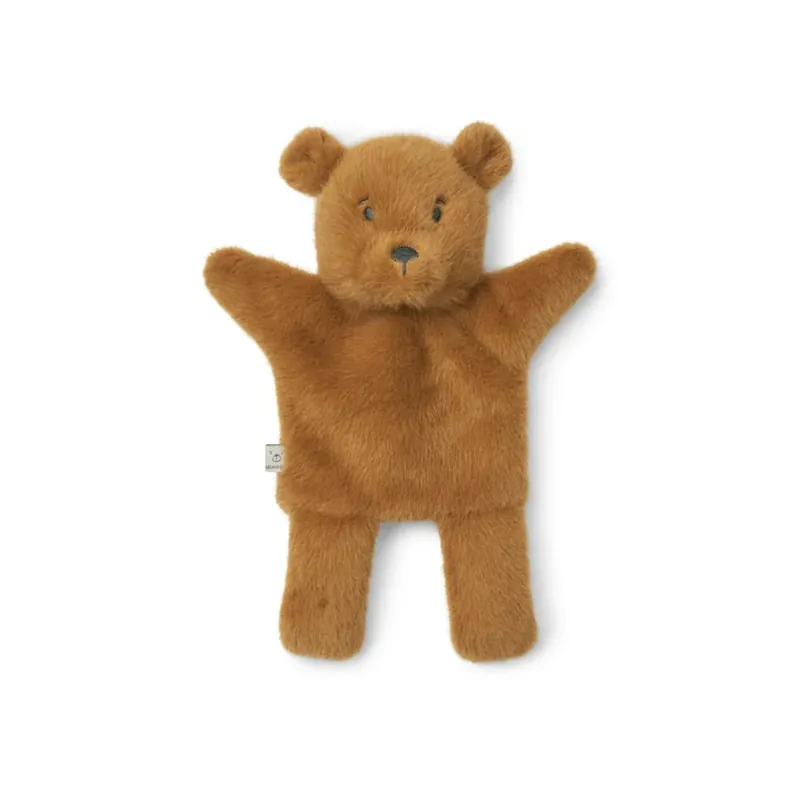 Begränsat erbjudande Liewood Ehrenbär Handpuppe Goldenes Karamell