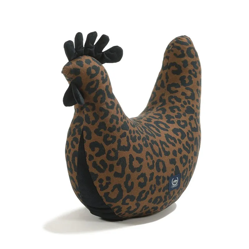 La Millou Farmor Danas bambu-amningskudde Leopard Choco Rabatter
