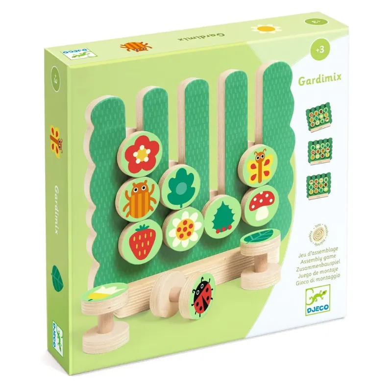 Nyhet Djeco Pedagogiskt spel Gardimix