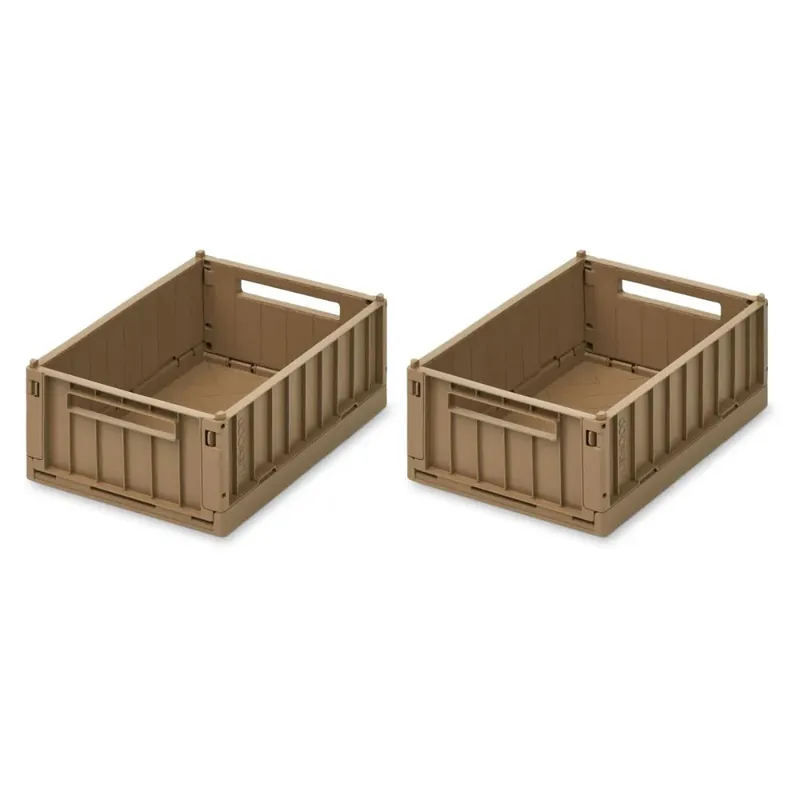 Erbjudande Liewood Weston Oat leksakslåda storlek S 2-pack
