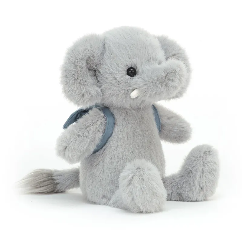 Lägg i varukorgen Jellycat Maskott Elefant med ryggsäck 22 cm