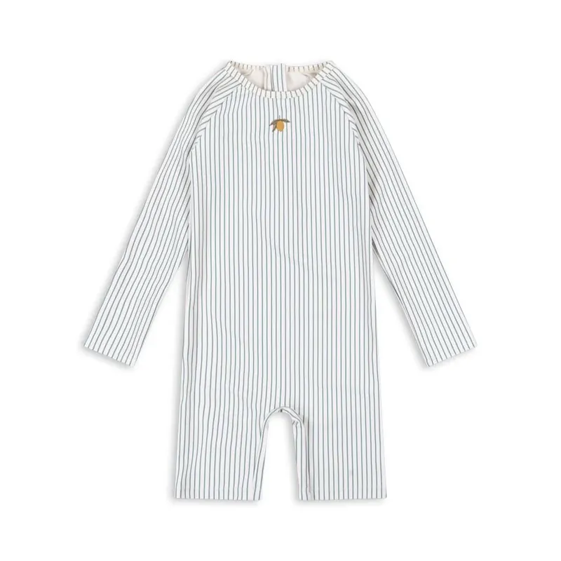 Köp online Konges Slojd Barnbaddräkt Aster Tea Stripe