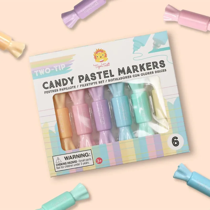 Tiger Tribe Candy Pastellmarkörer Säker betalning