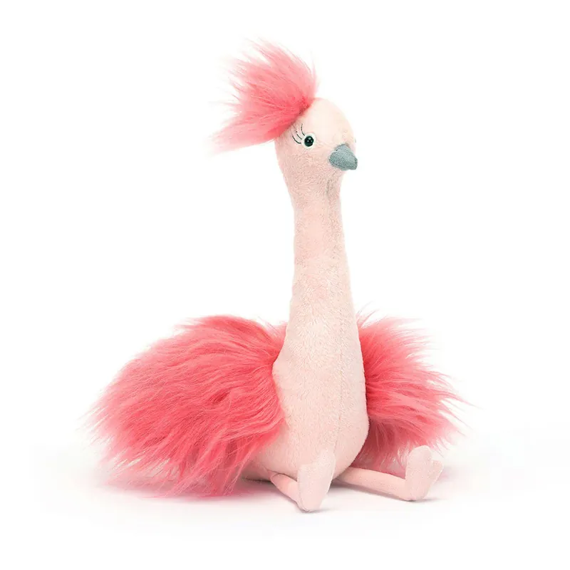 Endast denna vecka Jellycat Maskott Rosa Påfågel 20 cm