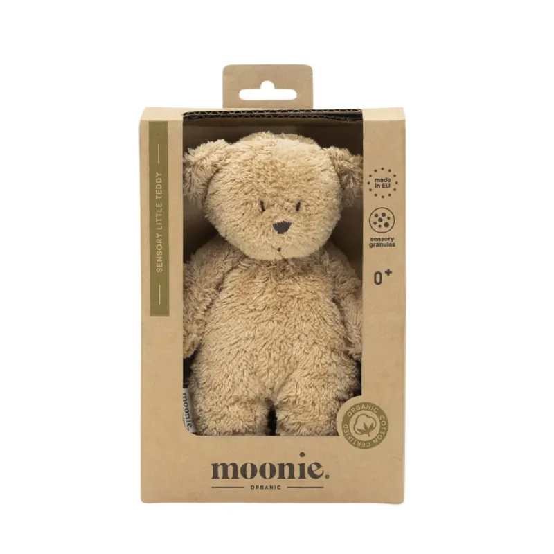 Köp nu Moonie sensorisk nalle Little Teddy Cappuccino