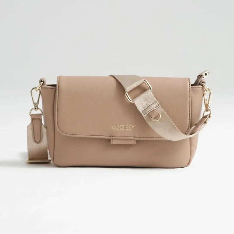 Joissy Liten handväska för mamma, crossbody Kenza blush beige Populärt val