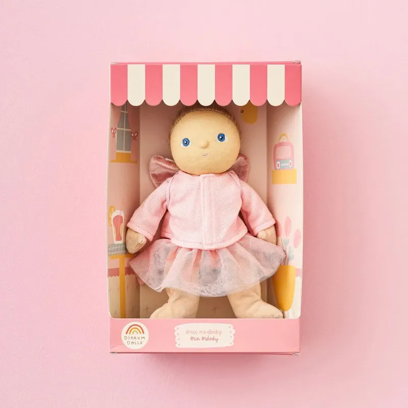 Olli Ella Flickdocka Dress Me Dinky Mia Melody Rosa Erbjudandepris