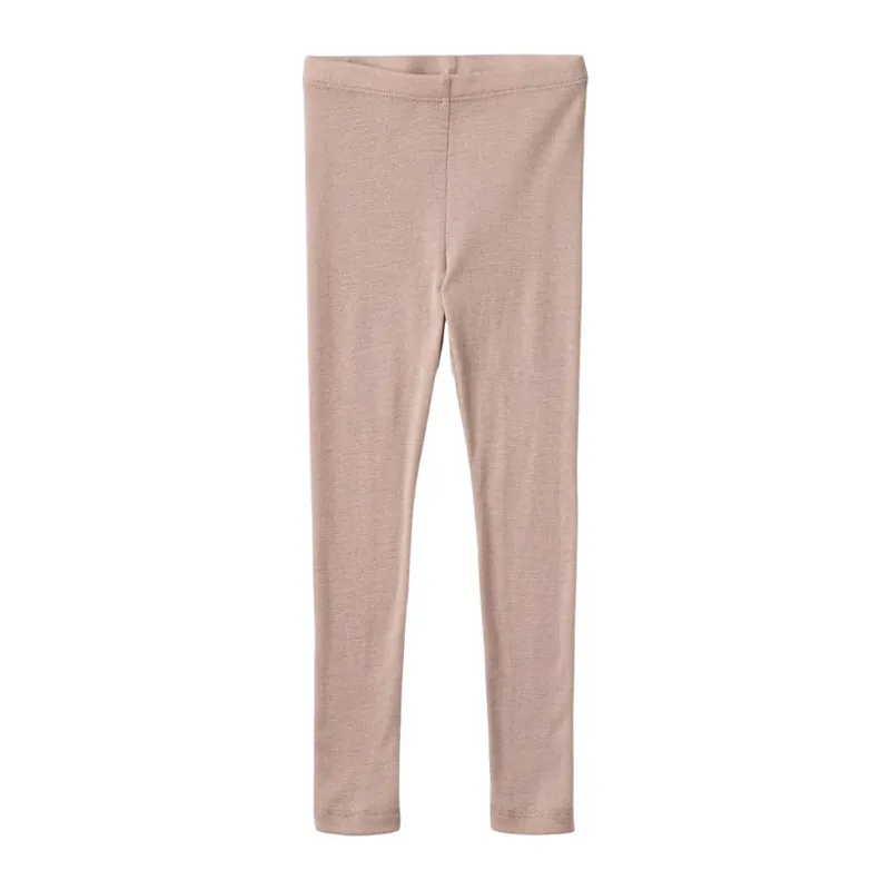 Wheat Uldleggings til børn Dry Rose Kampanj