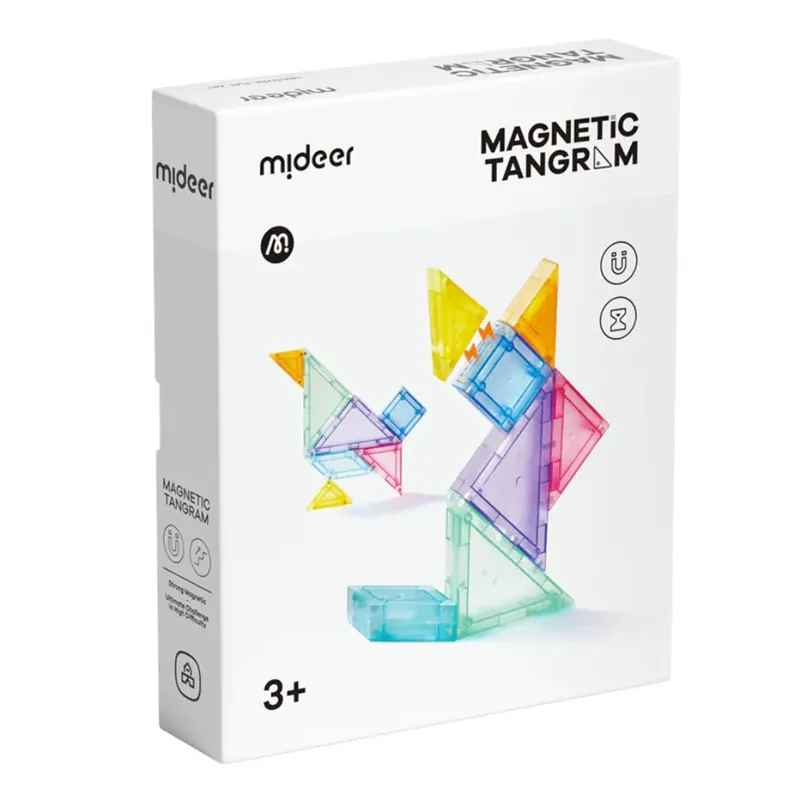 Mideer Magnetisk 3D-tangram med timglas Rea