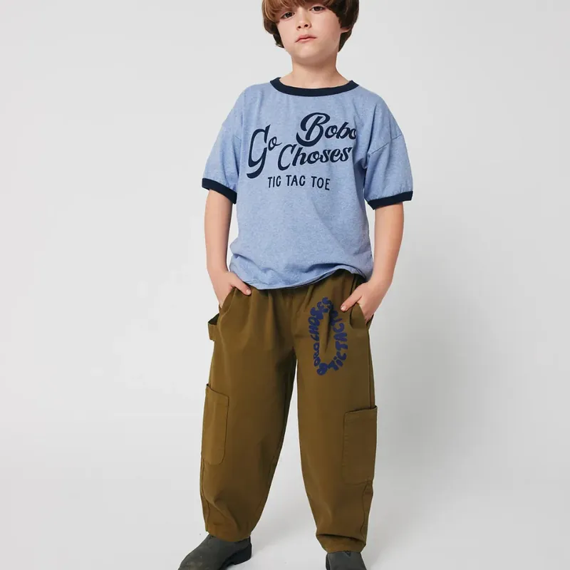 Populär Bobo Choses Tic Tac Toe Khaki cargobyxor