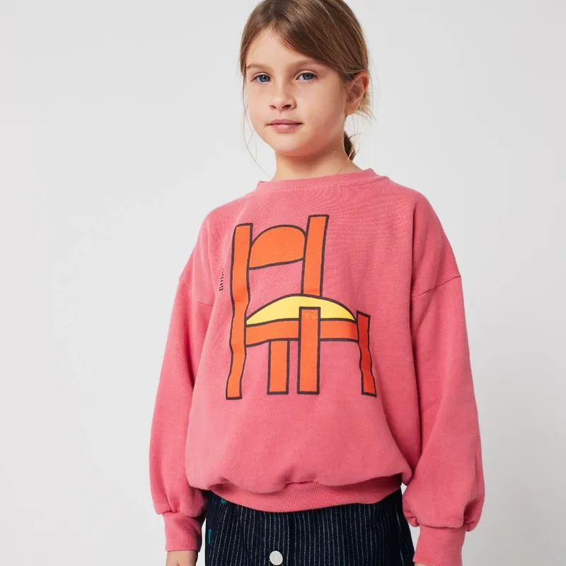 Bobo Choses Barnens sweatshirt Chair Pink Bästa pris