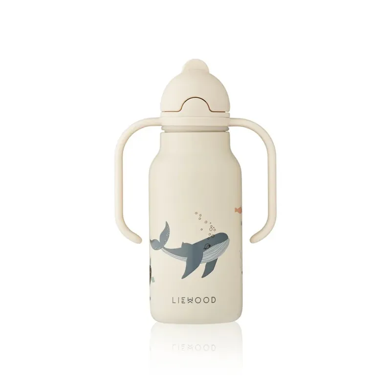 Liewood Kimmie 250 ml termoflaska för barn Havsdjur / Sandy I lager