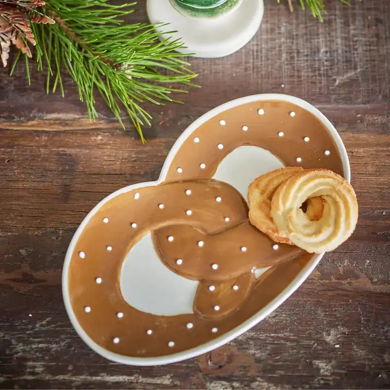 Bloomingville Pretzel-formad snacksfat Trygg betalning