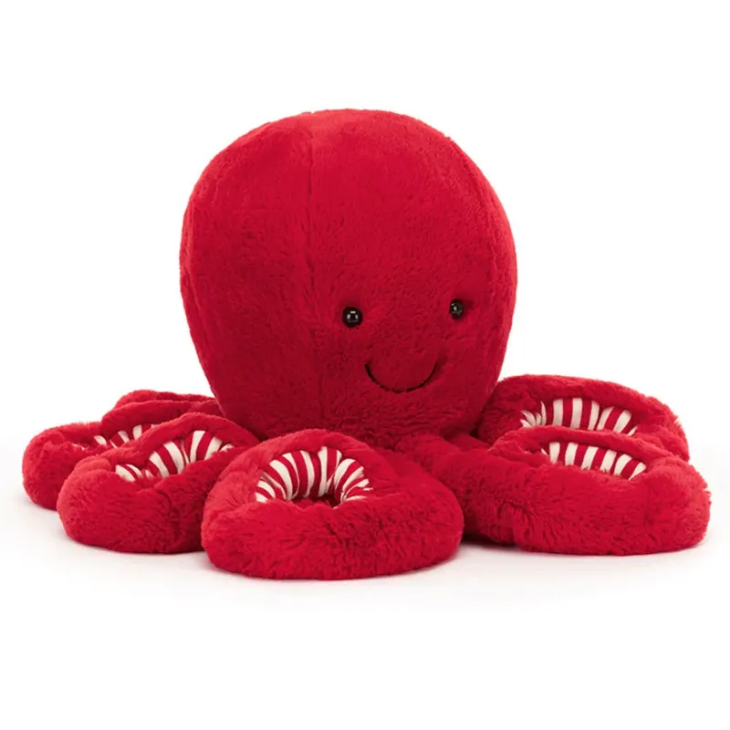 Jellycat Huggable Cranberry Octopus 47 cm Snabb frakt
