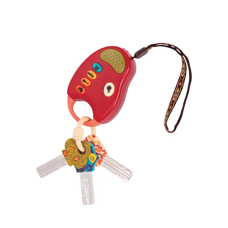 B.Toys Leksaksbilnyckelset med fjärrkontroll FunKeys Red Rea