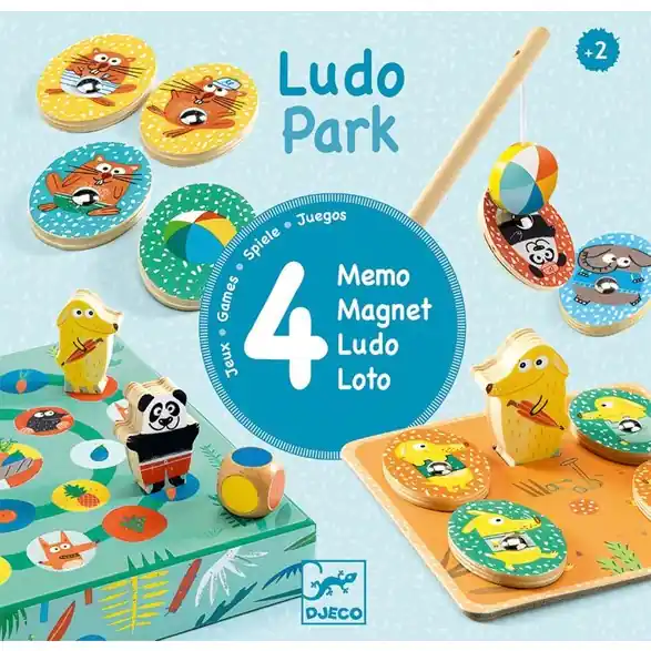Billig Ludo park, 4 games