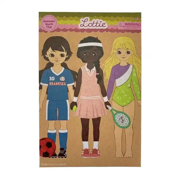 Lottie kläder, Branksea sportsclub multipack 3 outfits Outlet
