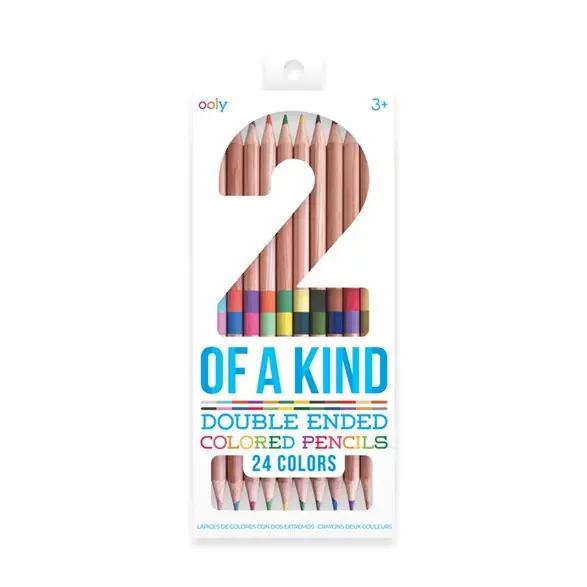 2 of a kind colored pencils, 12 st (24 färger) Endast denna vecka