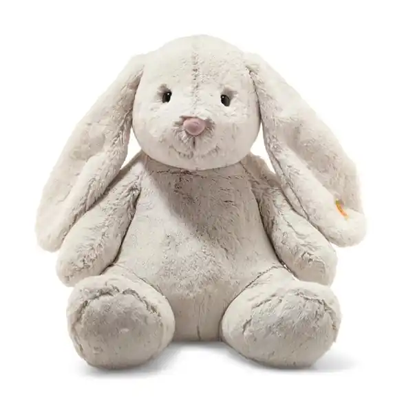 Soft cuddly friends Hoppie rabbit, light grey 48 cm Trygg betalning