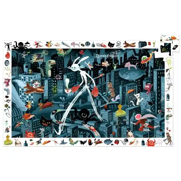 Djeco observation puzzle night city, 200 pcs Reapris