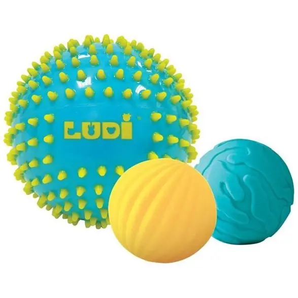 Begränsad tid 3 sensobollar, 1 stor (15 cm) och 2 små (8 cm)