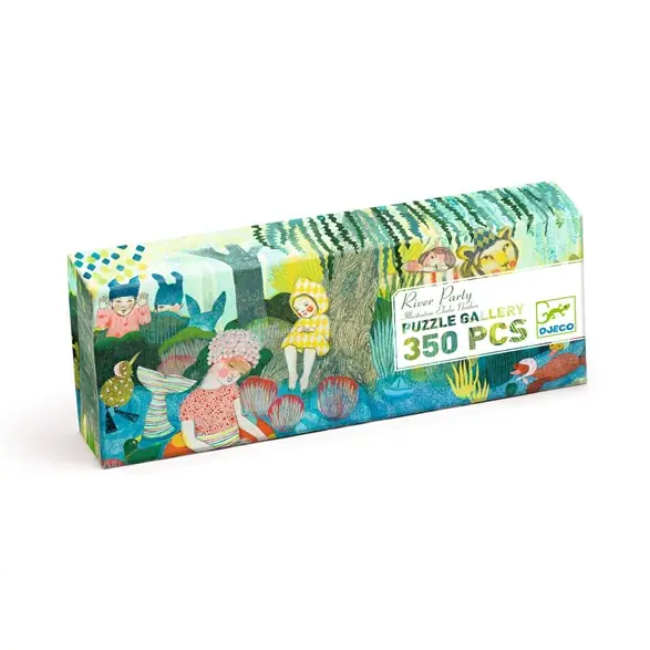 Begränsat erbjudande Djeco puzzle river party, 350 pcs