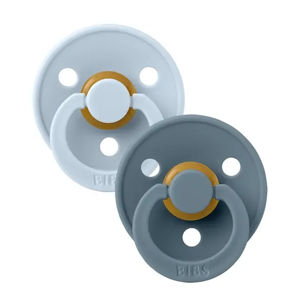 2-pack anatomiska nappar baby blue & petrol, size 2 Rabatter