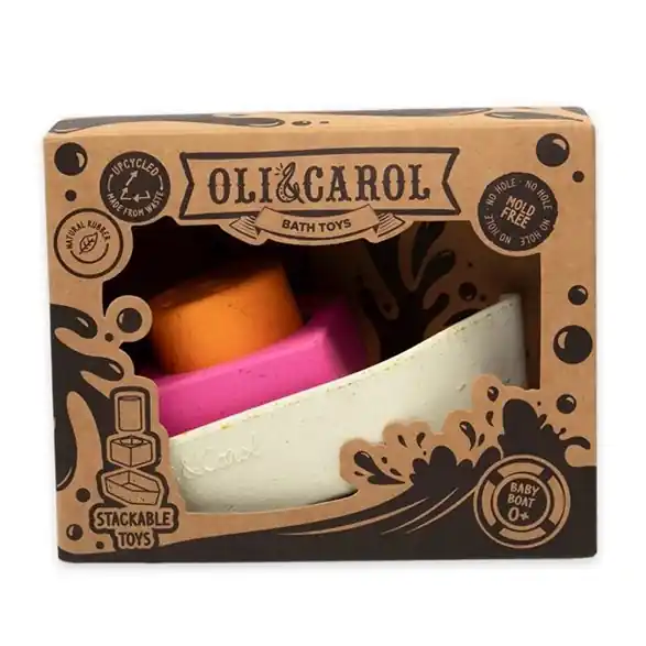 Rubber bath boat, orange Utförsäljning